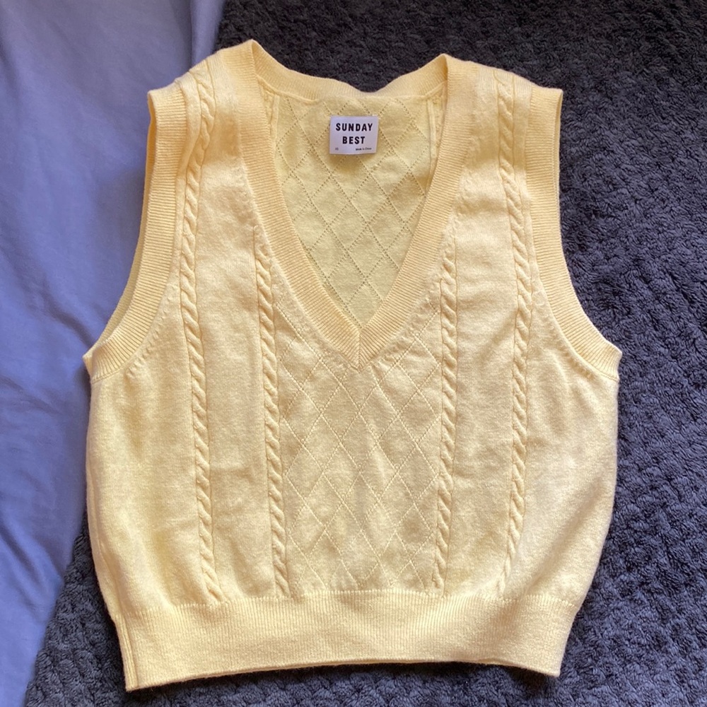 Aritzia Sunday Best Sweater Vest